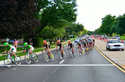 Bike Race on Arlington Heights Road