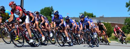 Bike race at Tonne and EG Blvd intersection