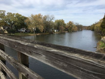 Bike Trail bridge over the Fox River, Algonquin