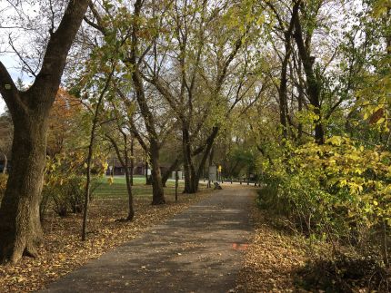 Prairie Trail and Fox River Trail intersection