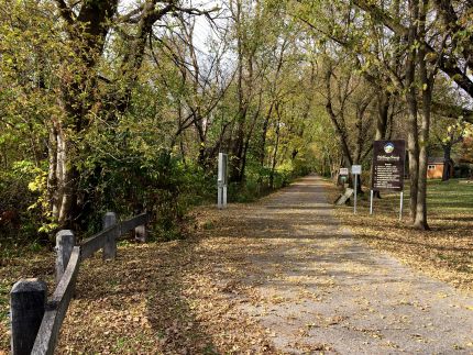 Prairie Trail and Fox River Trail intersection