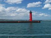 Red Lighthouse in Kenosha