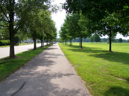 Paved part of Kenosha Trail