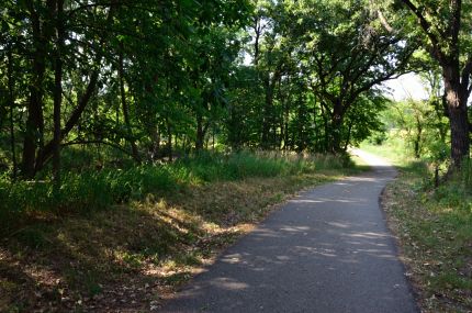 Paved and Crushed Stone Moraine Hills Trail