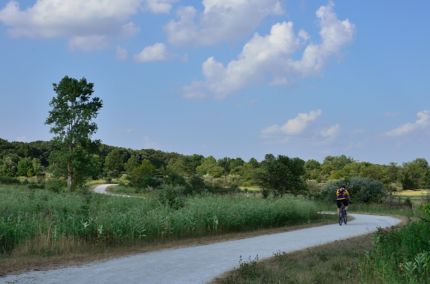 Bike Rider in Moraine Hills