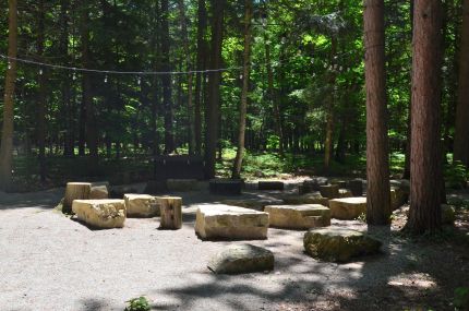 Outdoor Theater Lobby or Stonehenge