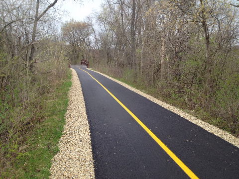 Resurfaced Prairie Trail