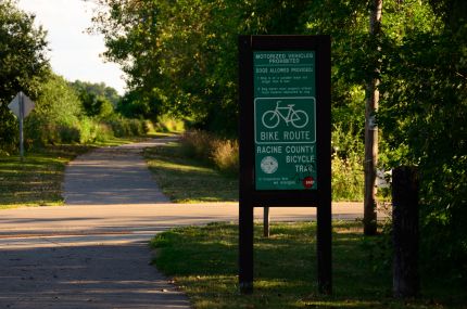 Racine County Trail Sign