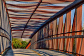 Thorn Creek Trail bridge over railroad tracks