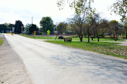 Bike Trail through industrial area