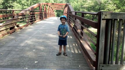 Bridge over Plumb River near Savanna