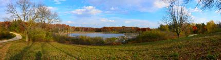 Wide view of Millennium Trail One Mile Loop