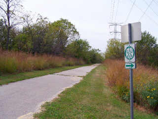 Branch off of IPP bike path