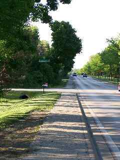 Shoulder of Roselle Road near Inverness