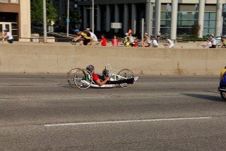 Low Rider Recumbent on Lake Shore Drive