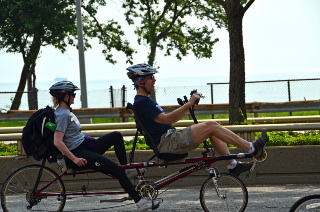 Tandem recumbent on LSD