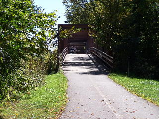 the bridge over Higgins...