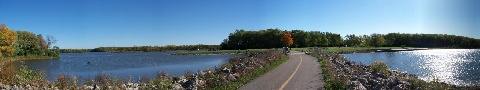 Wide (stiched) view of the bridge - Click to see the full size blow up.