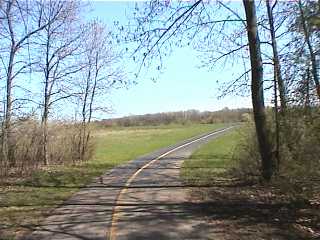 Deer Grove Bike Trail just before 3 mile loop