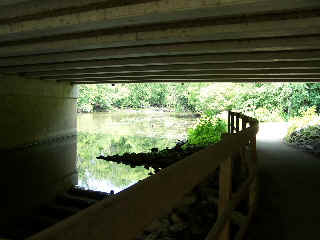 Passing under Route 60 on DPRT underpass