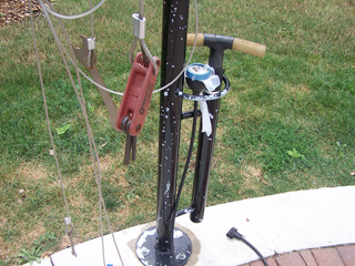 Bike repair Station on the Fox river Trail