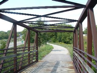 Bridge heading into Wasco