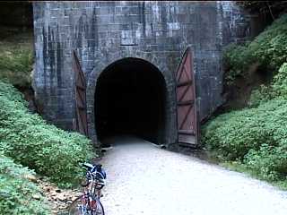 Outside of tunnel #3 on ES trail